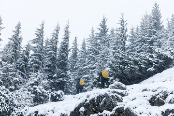 Wandern im Winter in der Hohen Tatra