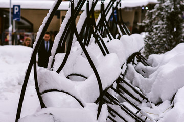 benches in the park