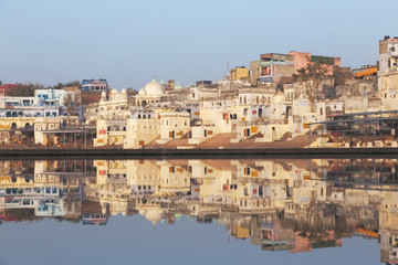 Fototapeta na wymiar Pushkar city in Rajasthan state of India