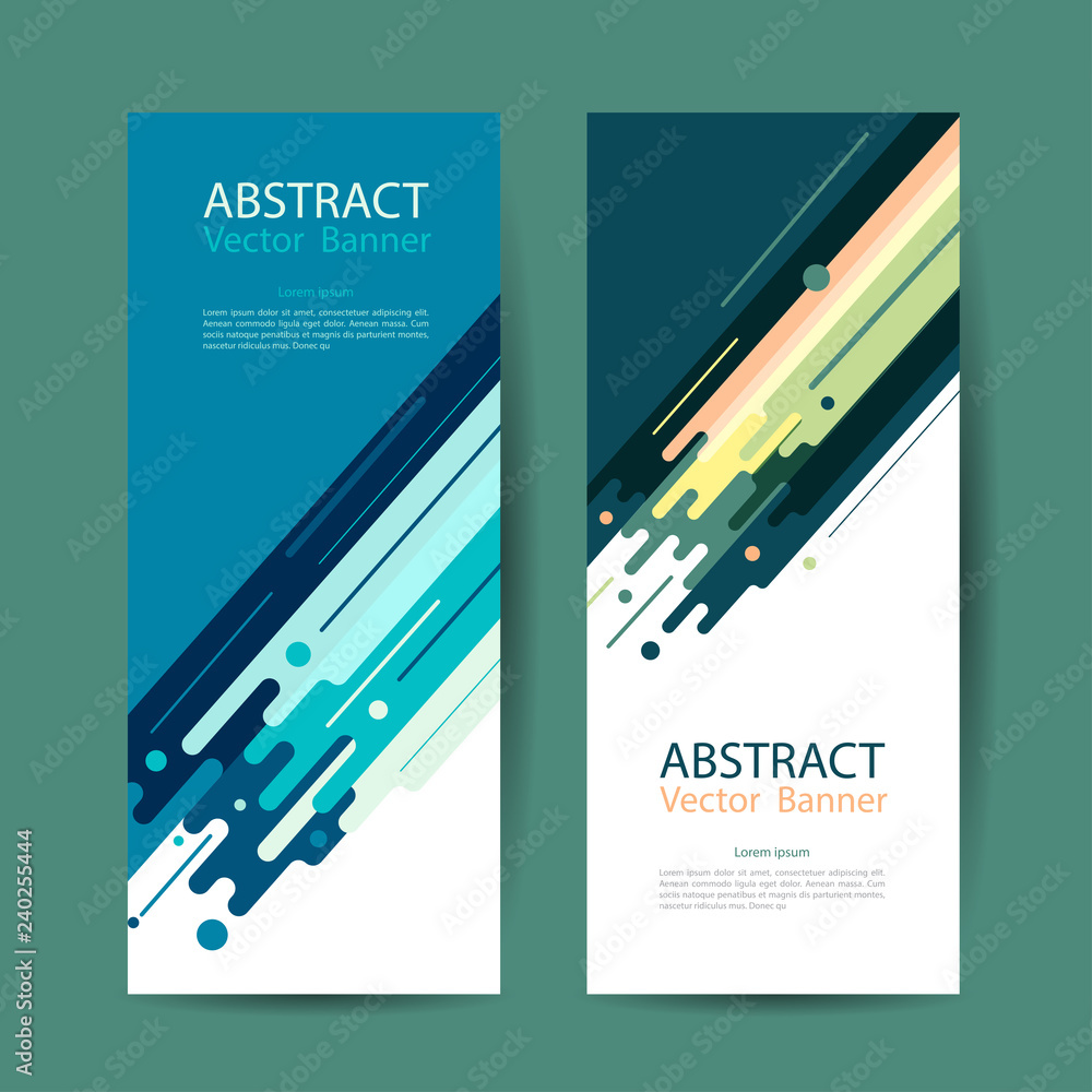 Wall mural geometric design banner web template vector abstract.