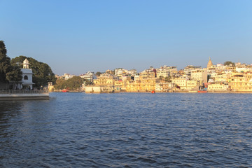 Naklejka premium Udaipur City in Rajasthan state of India