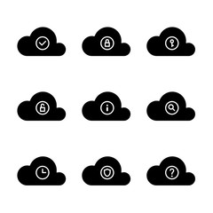 Cloud Service Icon Set