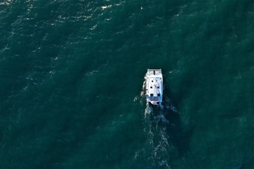 Boot von oben