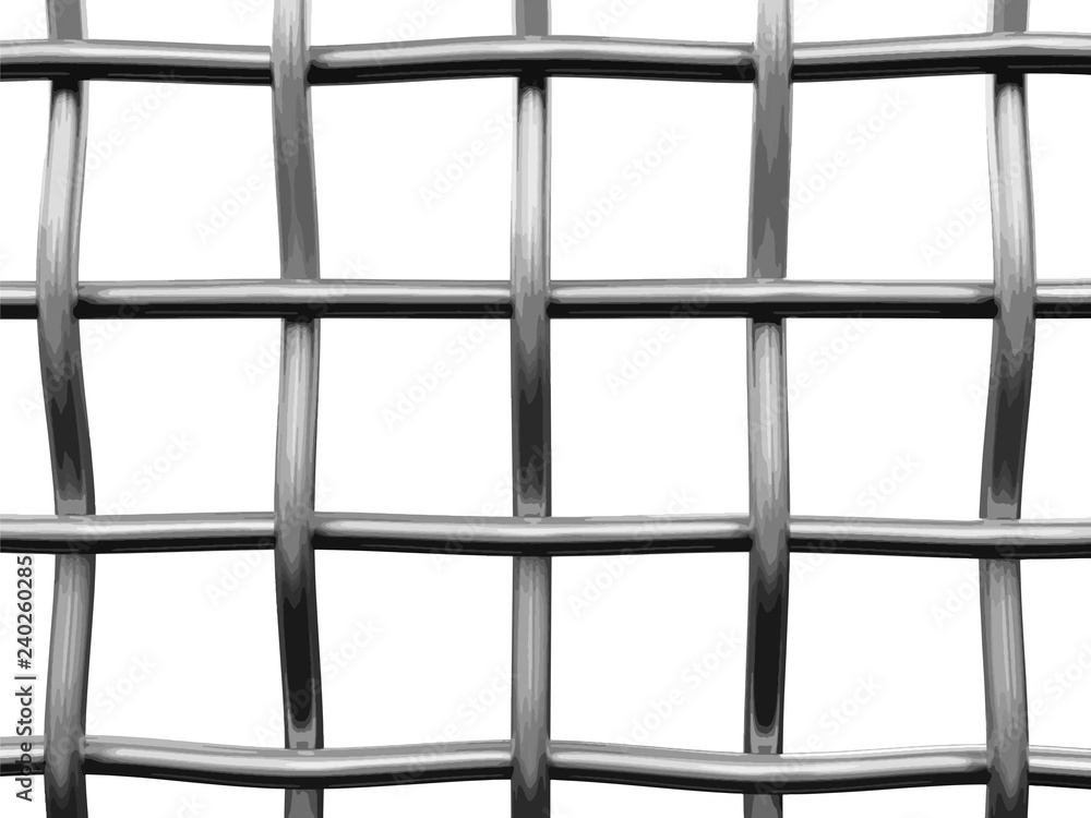 Poster wire fence. image with clipping path