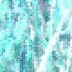 abstract vector square pixel mosaic background