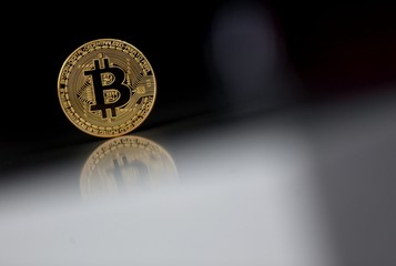 Pièce Bitcoin cryptomonnaie004