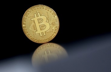 Pièce Bitcoin cryptomonnaie001