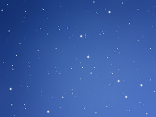 Obraz na płótnie Canvas Space Starry Sky Background - Illustration