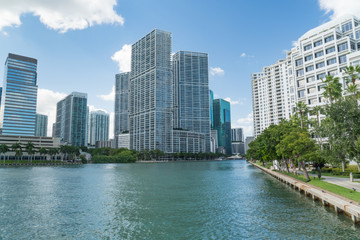 Fototapeta na wymiar Skyline of Condos in Miami