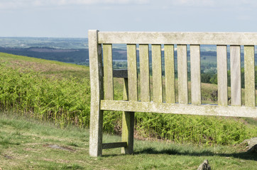 wooden chair on the beach