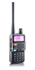 Police walkie-talkie isolated on white background. 3d © Oleksandr Delyk