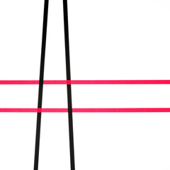 Multi purpose abstract colorful cut and twisted paper strokes.