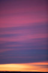Prairie winter sunrise