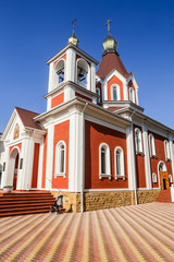 Obraz premium Gelendzhik, village Divnomorskoe, Church of St. Sergius Radonezh. Krasnodar region. Russia