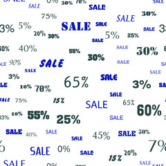 Seamless vector EPS 10 Pattern. Sale discount percent