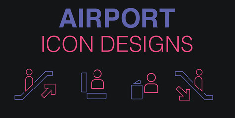 Airport icon design