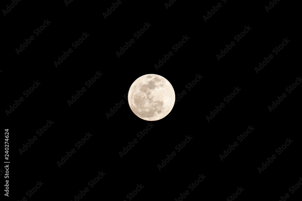 Canvas Prints full moon background.