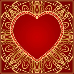 Romantic pattern with hearts for Happy Valentine's Day. Design for card, paper, party, print.