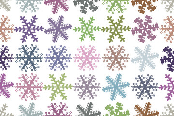 Close-up of snow illustrations background abstract, hand drawn texture. Backdrop, design, artwork & wallpaper.