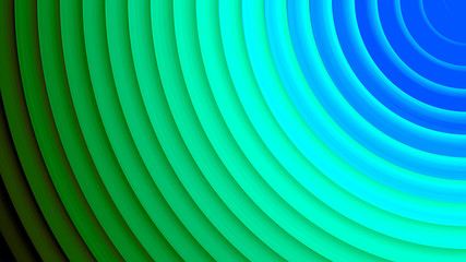 Background with circles in a paper style. With a variety of colors.