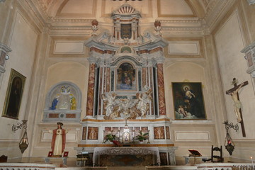 Fototapeta na wymiar Massa - Ducal Chapel in Cathedral of St. Peter and St. Francis