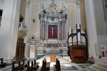Obraz premium Massa - Cathedral of St. Peter and St. Francis, interior