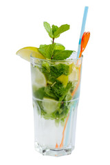 Alcohol, mojito, herb, bar, syrup, beach, beverage, bubbles, citrus, close up, cocktail, cold, cool, crushed, cuba, drink, exotic, freshness, fruit, glass, green, holiday, ice, ingredient, isolated, j