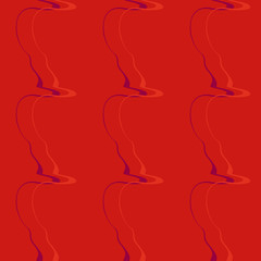 Seamless pattern background with multi-colored wavy lines.