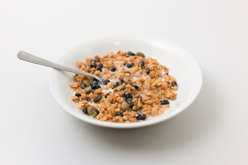 Healthy cereal with soybean