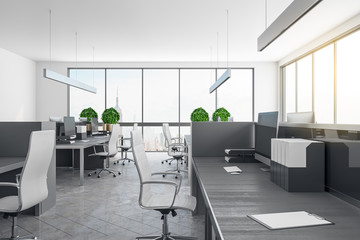 Coworking office interior