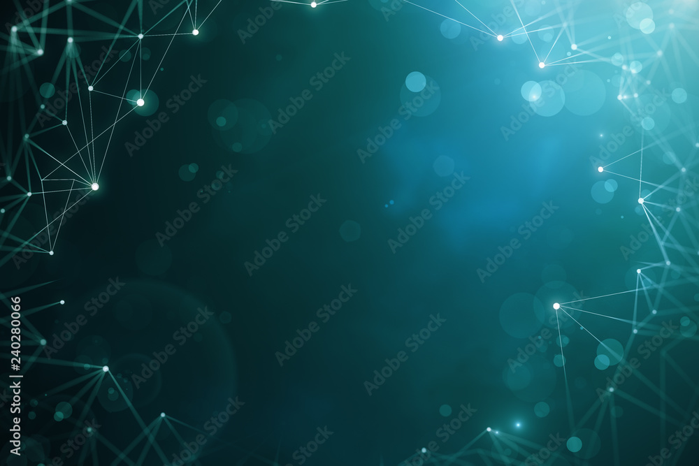 Poster abstract polygonal background