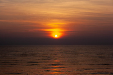 Fototapeta na wymiar Sonnenuntergang Sylt