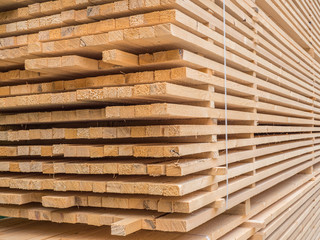 Bauholz für die Baustelle