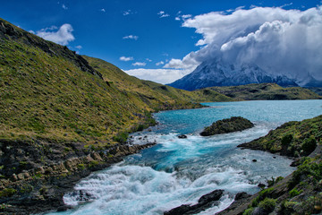 Fototapeta na wymiar Torres del Paine Scenery