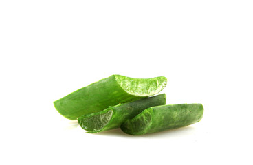 Aloe Vera Plant Isolated On White Background