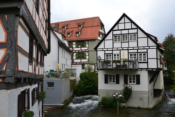 Pretty crooked houses of Ulm