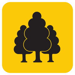 Deciduous forest icon