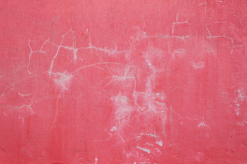 Fototapeta premium red concrete wall with cracks, texture