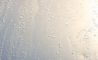 water drops an white background