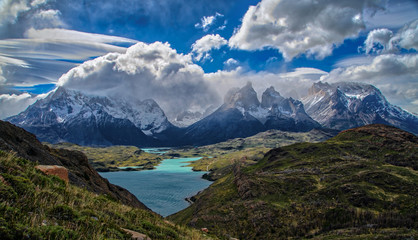 Fototapeta na wymiar Torres del Paine Scenery