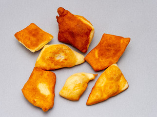 Kazakh national bread. Baursak