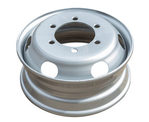 truck disc on a white background