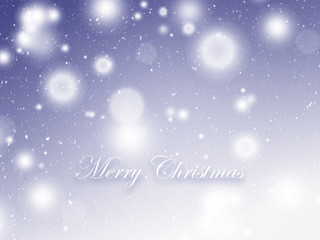 Soft Christmas background With Snowflakes