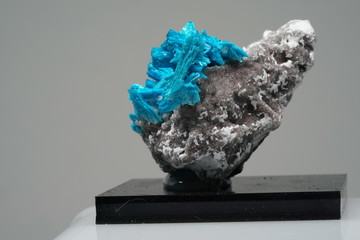 Cavanasit, Kristall, Hellblau, Stufe, Pune, Pakistan, Mineral, Edelstein