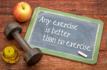 Any exrecise is better ...
