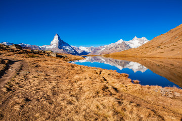Matterhorn and Stellisee - Valais - Switzerland