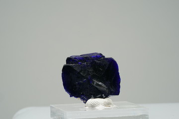 Azurit, Kristall, Blau, Hellblau, Natürliche Endungen, Mexiko, Mineral, Edelstein