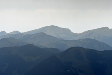 Obraz premium regenhimmel über dem allgäu