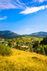 Obraz premium Summer mountains landscape