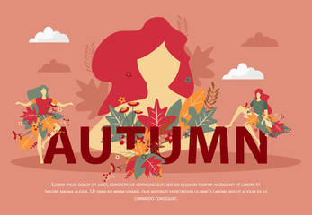 Girls Autumn Flat Composition